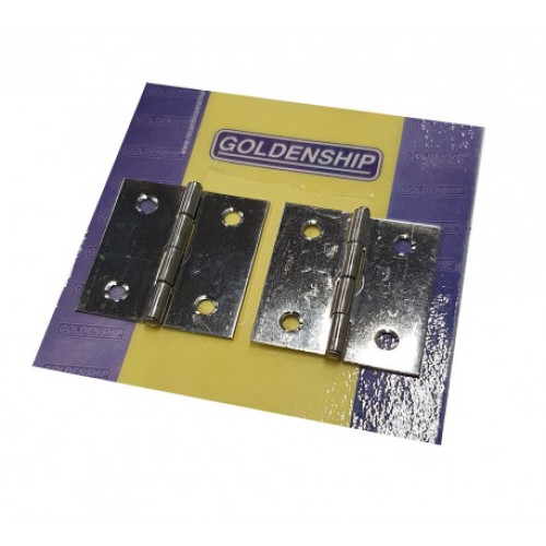 Goldenship stainless steel hinge 40 x 40 x 0.8 mm (pair) Goldenship stainless steel hinge 40 x 40 x 0.8 mm (pair)