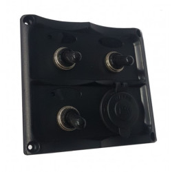 SunFine control panel 3 switches and 12V socket SunFine control panel 3 switches and 12V socket