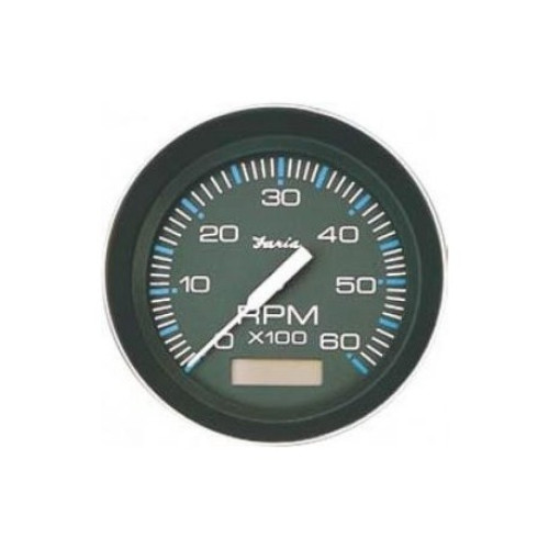 Tachometer Faria Coral up to 7 thousand rpm. with engine hours. Tachometer Faria Coral up to 7 thousand rpm. with engine hours.