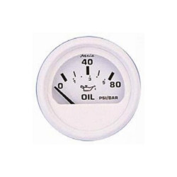 Faria Dress White 120Psi Oil Pressure Index