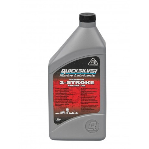 Quicksilver TCW 3 1L моторне мастило для 2 так. двигуни Quicksilver TCW 3 1L моторне мастило для 2 так. двигуни