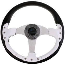 SunFine steering wheel diameter 360mm white-black SunFine steering wheel diameter 360mm white-black