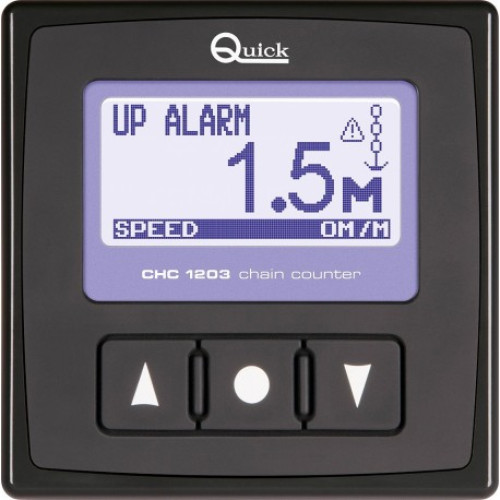 Quick control panel with chain counter Quick control panel with chain counter