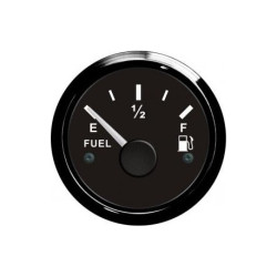 Fuel gauge SunFine Marine black 0-190 Ohm