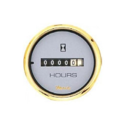 Faria Gold Motor Clock Counter